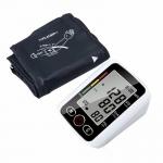 Electronic White Sphygmomanometer With 4 AAA Batteries 2X99 Sets Heart Rate Detection