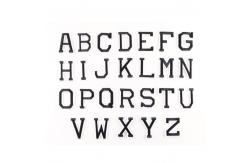 China DIY Adhesive Letter Patches Iron On Backing Cotton Polyester Material supplier