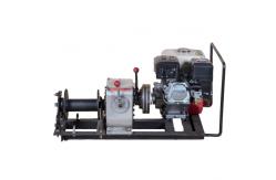 China 10KN 1Ton Cable Pulling Machine With Honda Gasoline Engine Winch Hoist supplier