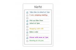 China ODM SGS Dry Erase Magnetic Daily Planner Grocery List Notepad supplier