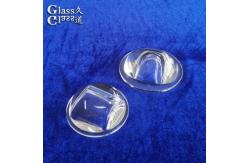 China Durable Borosilicate Glass Shatterproof Led Lens For Safety Lighting supplier