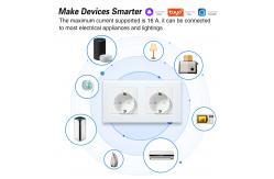 China Voice Control Smart Socket Compatible with Google assistant /Amazon Alexa/Yandex Alice/IFTTT supplier