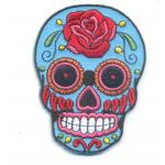 Iron On/Sew On Embroidered Skull Patches For Jacket Hat Europe Standard for sale