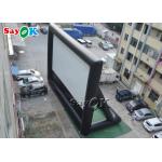 Inflatable Cinema Screen Black And White School  Inflatable Projector Movie Screen