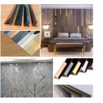 JIS Stainless Steel Tile Trim Decorative U Profile With V Groove for sale