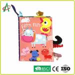 23cm Soft Books For Infants , ISO9001 Rag Books For Babies