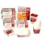 Eco-Friendly Kraft Food Package Box for Fast Food Delivery Custom Samples Accepted for sale