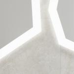 Water Resistant Vanity Mirror With Lights Creative Design Led Bathroom Mirror