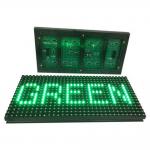 P10 Single Green Led Display Module DIP Outdoor Waterproof 32*16 Matrix 1/4 Scan for sale