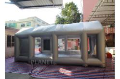 China Automatic Car Inflatable Spray Paint Booth 6mx4mx3m With Logo Printing supplier