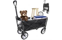 China Steel Folding Picnic Wagon With Powder Coating Foldable Garden Wagon Cart supplier