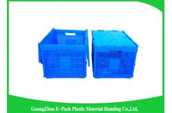 China Nestable Collapsible Storage Boxes With Lids , Standard Plastic Shipping Crates supplier