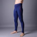 Men Seamless Outdoor workout Compression Cycling blue leggingsXll001 for sale