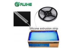 China Custom Extruded Silicone Rubber Material High Strength For Sealant Parts supplier