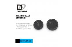 China 48L Trench Coat Buttons Black Large Buttons In Bulk Good Wear Resistance supplier