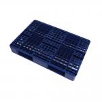 Dark Blue HDPE Reversible Plastic Pallets 1200 X 800 Grid Surface for sale