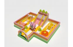 China Children Animals Park Inflatable Castles Customized With Games supplier