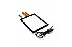 China USB Custom Capacitive Touch Screen 8.4 Inch Industrial Black Silk Screen Printing supplier