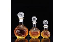 China Wine Crystal Glass Bottles ISO9001 1.76oz To 8.8oz supplier