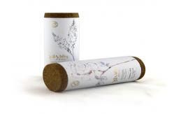 China Hot Stamping Paper Tube Packaging Matte Lamination For Cosmetic Packaging supplier