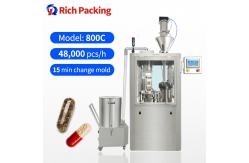 China Capsule Filling Machine Automatic Njp 800 High Speed Powder Pellet supplier