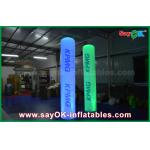 Advertising 2.5m Height Lighting Inflatable Pillar Column With Logo Printing for sale