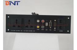 China Hidden Wall Mount Multimedia Socket Plate For Hotel AV Solutions supplier