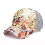 100% cotton mesh sun visor snapback 5 panel Baseball trucker cap wholesalers with Plastic Back closure for sale