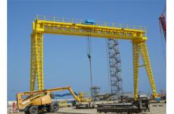 China A3 A8 10t 30t Trussed Leg Single Beam Gantry Crane With Electric Hoist supplier