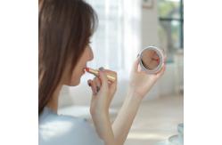 China Rechargeable Handy Fan with 3 Speed Level & Makeup Mirror supplier
