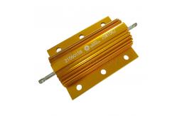 China 75W High Power Gold Aluminum Housed Braking Resistor Wirewound Led Load supplier