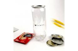 China Labeling 650ml PET Plastic Cold Brew Coffee Jar With RPT EOE Lid supplier