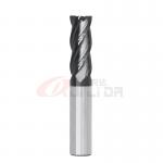 General Purpose Imperial Milling Cutters 12mm 4F 1/2 1/4 Square End Mill Bits Set for sale