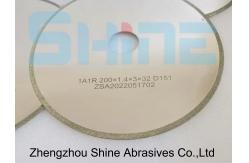 China Customized Grooving 1A1R Diamond Wheels And Cutting Off High Temperature Capability supplier