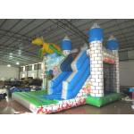 Dragon Design Inflatable Jump House Commercial Grade Digital Printing Fireproof