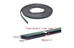 China Dustproof Wardrobe Door Seal Strip Self Adhesive Magnetic Material supplier