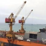 Shipyard Floating Dock Portal Crane With Wire Rope Variation, Customized Design for sale