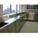 Customized Stainless Steel Lab Furniture , 1.2mm Bench Top Science Lab Workstations for sale