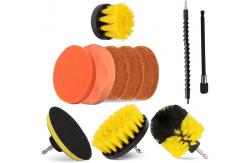 China 11 Pieces Drill Brush Attachment Set For Cleaning Sponge supplier