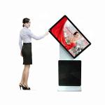 Indoor Interactive Floor Standing Touch Screen Kiosk 55 Inch 60000 Hours Life for sale