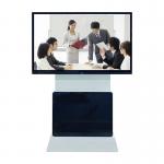 65 Inch 400CD/M2 Dual Screen LCD Interactive Whiteboard 20 Point Multi Touch for sale