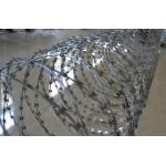 600mm HDG BTO-16 5 Clamps 100 Loops Anti Climbing Border Using Container Razor Wire for sale