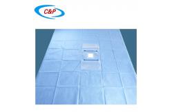 China PP PE Ophthalmic Surgical Drape Sterile Towel Wth Double Pouch Blue supplier