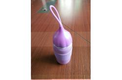 China Purple Plastic Refillable Water Bottles With Food Grade PP / 304SS Material supplier