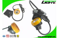 China 10000lux Brightness Mining Cap Lights IP68 Safety With Low Power Warning Function supplier