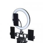 Live Streaming Adjustable Bracket Multi Functional With Ring Light Phone Holders