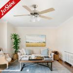 52 MDF Ceiling Fan With Light Kit 6 Speeds Quiet Dc Motor