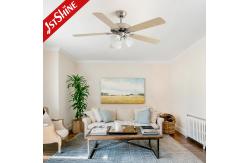 China 52 MDF Ceiling Fan With Light Kit 6 Speeds Quiet Dc Motor supplier