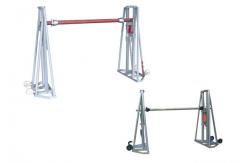 China 20 Ton Reel Drum Stands Basic Construction Tools,Hydraulic Reel Elevator supplier