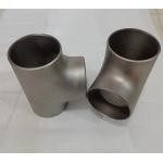 Butt Welded Titanium Gr2 Gr4 Gr5 Straight Tee With ASME B16.9 B36.19M for sale